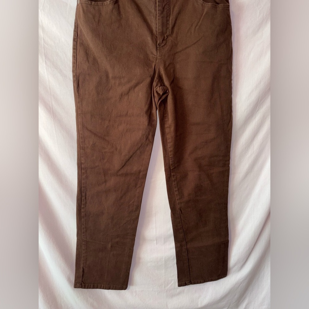 Gloria Vanderbilt Rich Brown Trousers